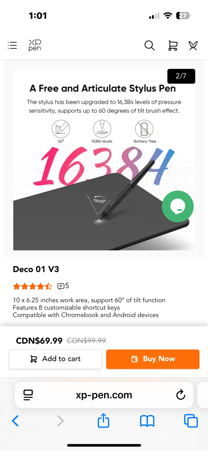 XP-Pen Deco 01 V3 Drawing Tablet - photo 3