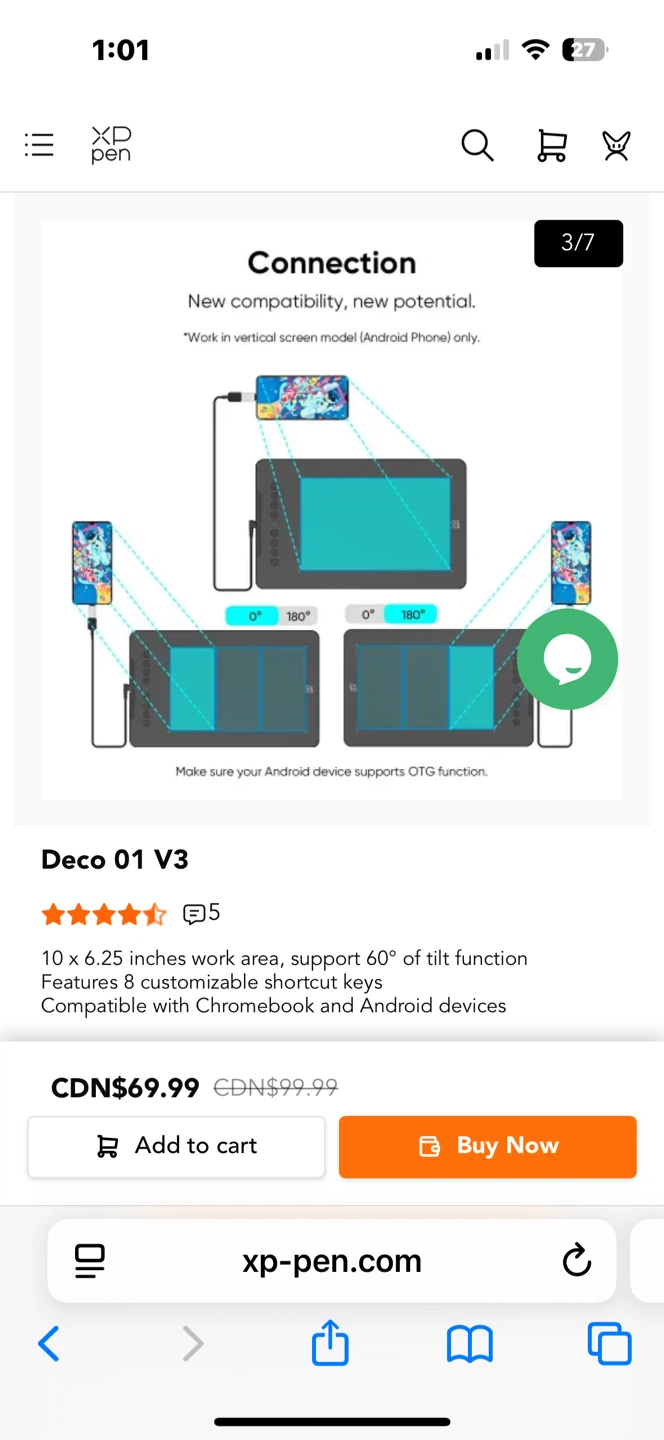 XP-Pen Deco 01 V3 Drawing Tablet - photo 4