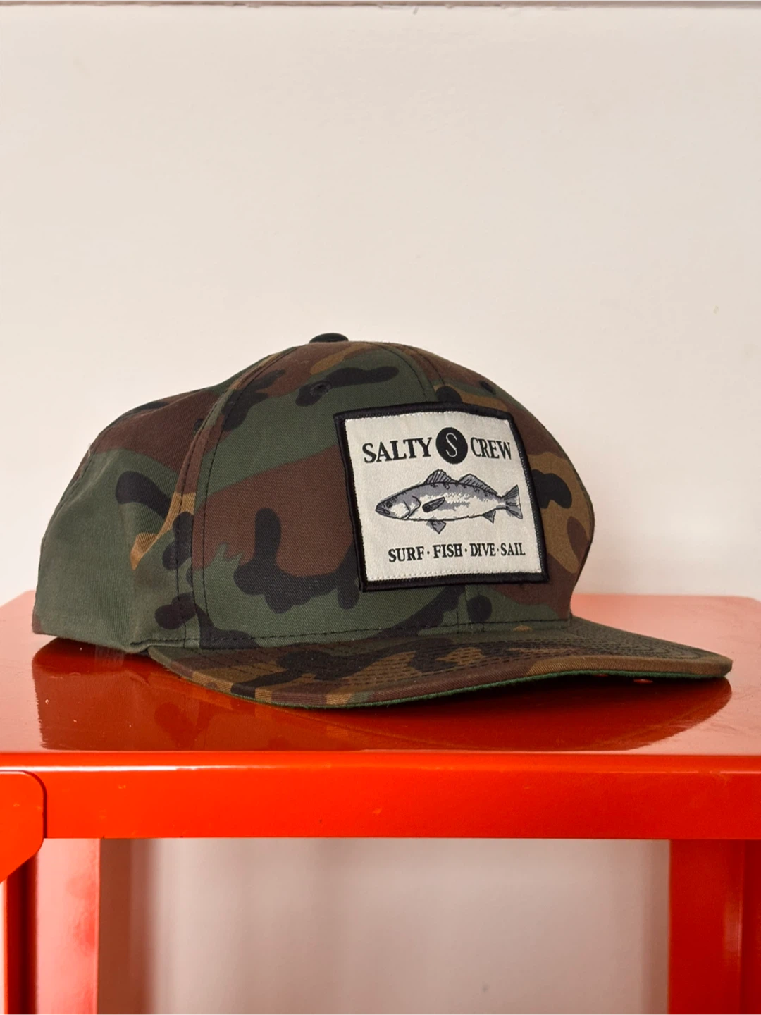 Salty Crew Camo Snapback Hat
