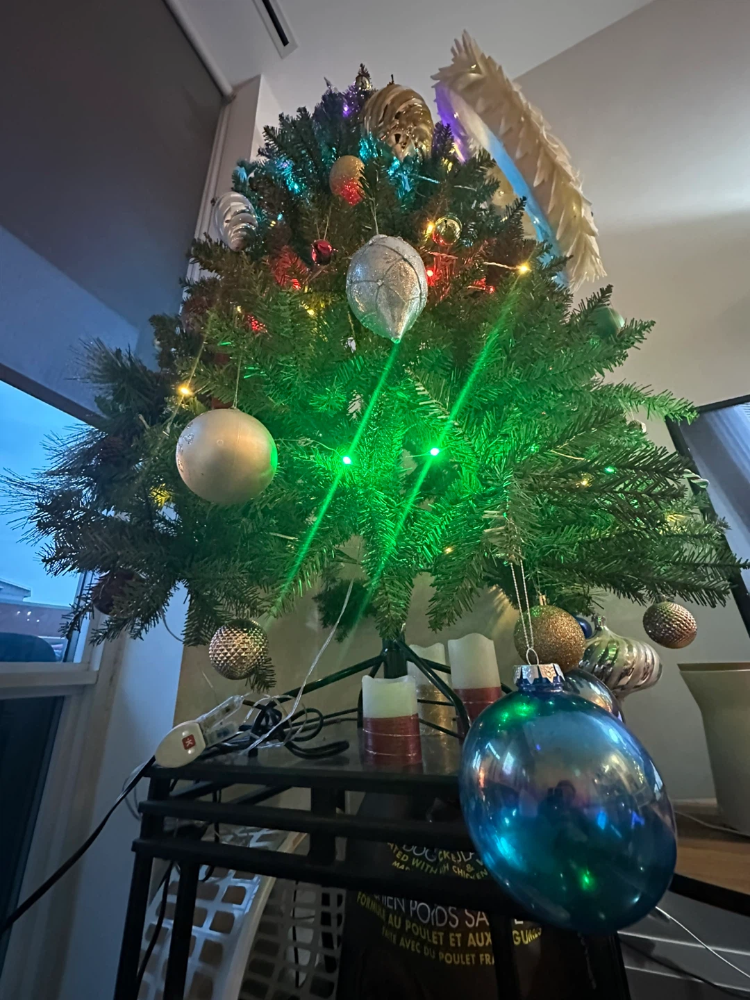 Pre-lit Artificial Christmas Tree with Ornaments - photo 3