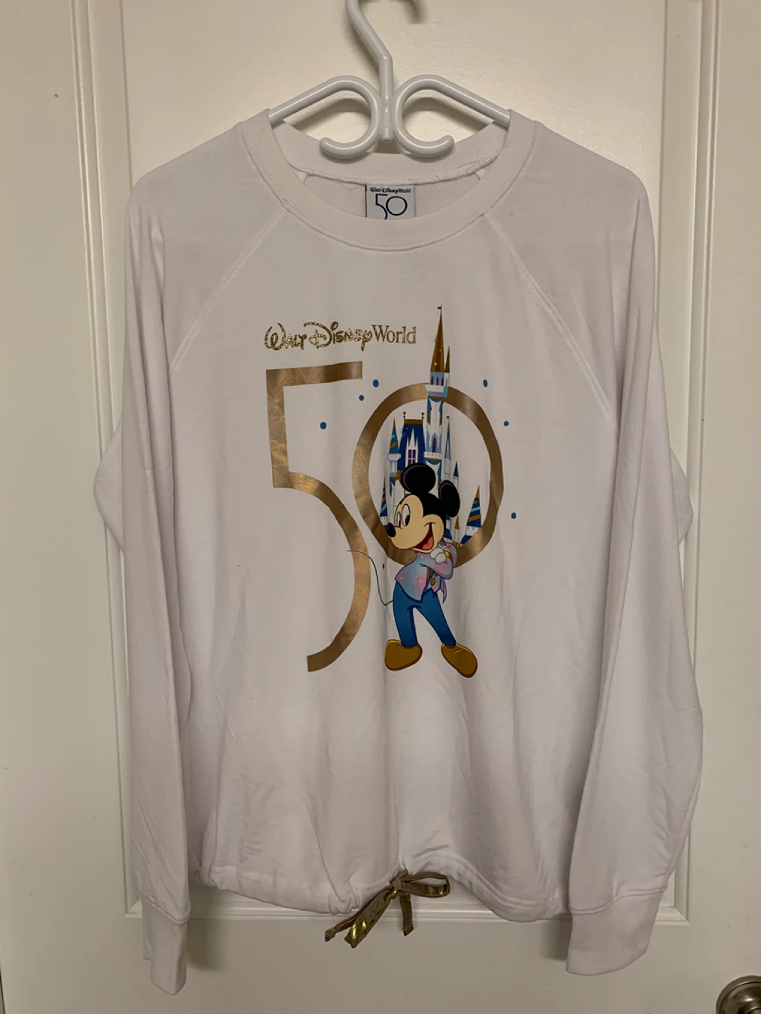 Walt Disney World 50th Anniversary Mickey Mouse Sweatshirt