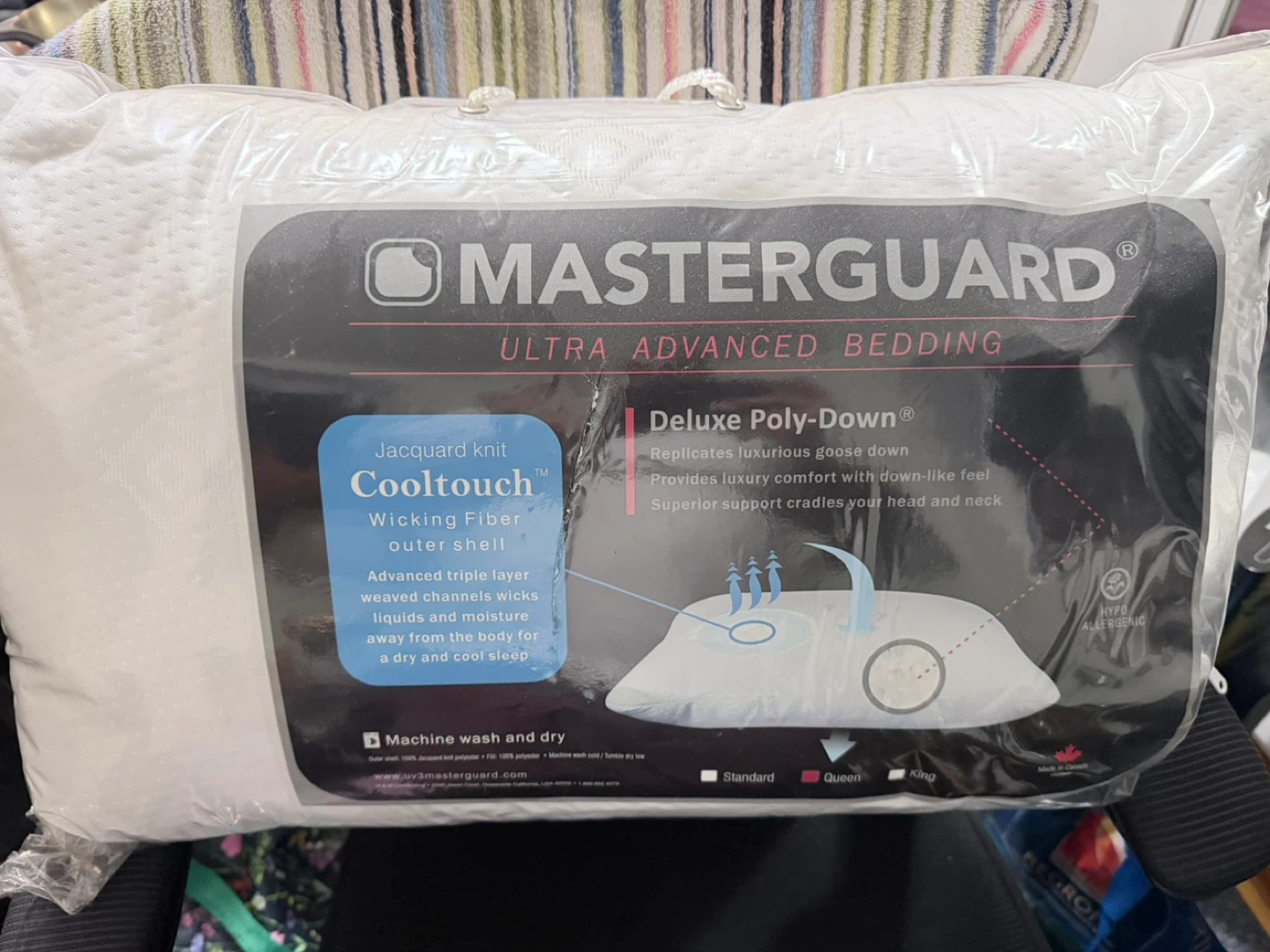 Masterguard Cooltouch Deluxe Poly-Down Pillow