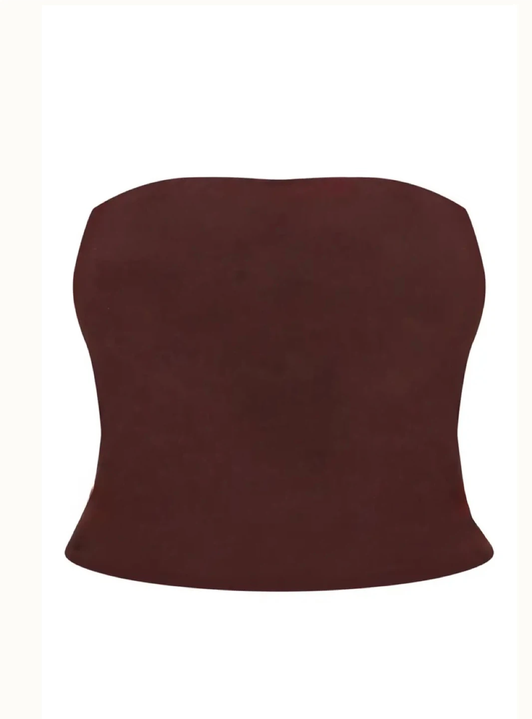 BLACK PLT Shape Double Layered Bandeau Top - US 8 - photo 5