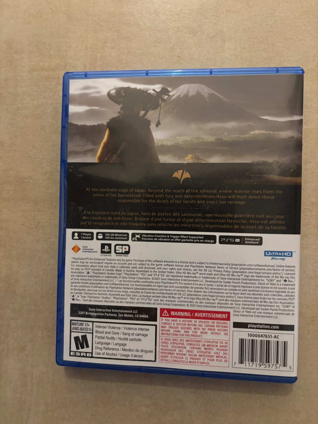 Ghost of Yotei PS5 - photo 2