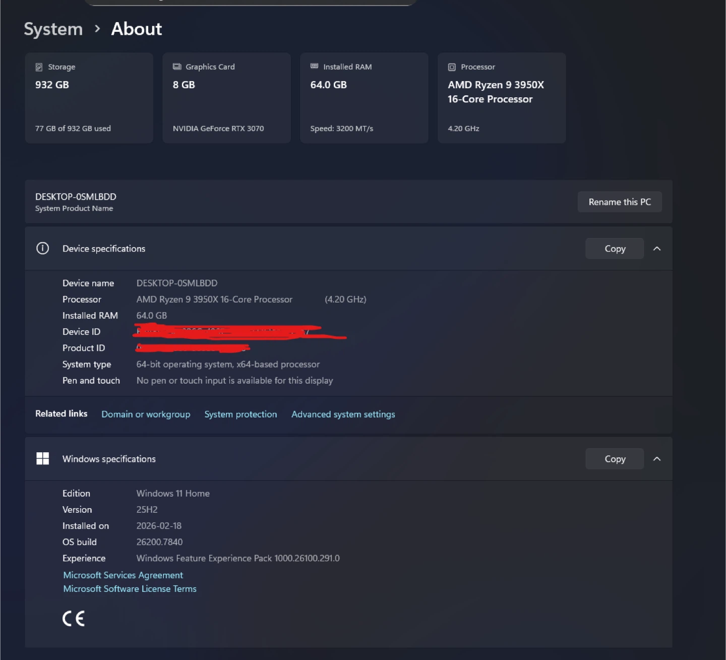 Custom Gaming PC - AMD Ryzen 9 3950X, RTX 3070, 64GB RAM - photo 3