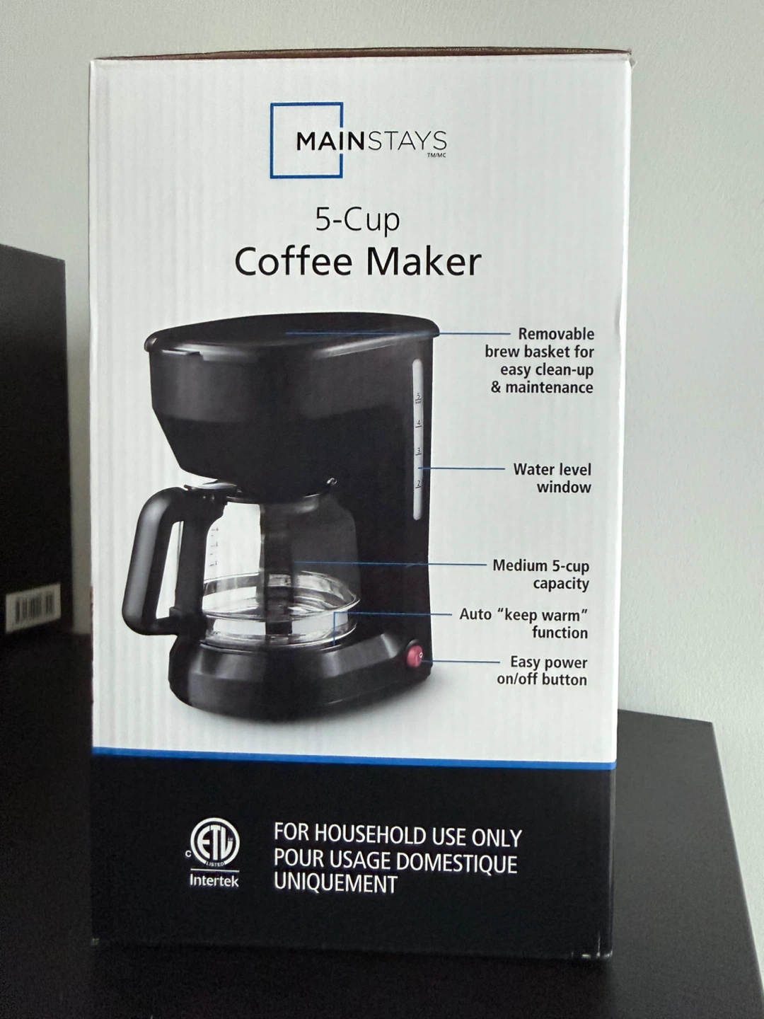 Mainstays 5-Cup Coffee Maker - photo 2