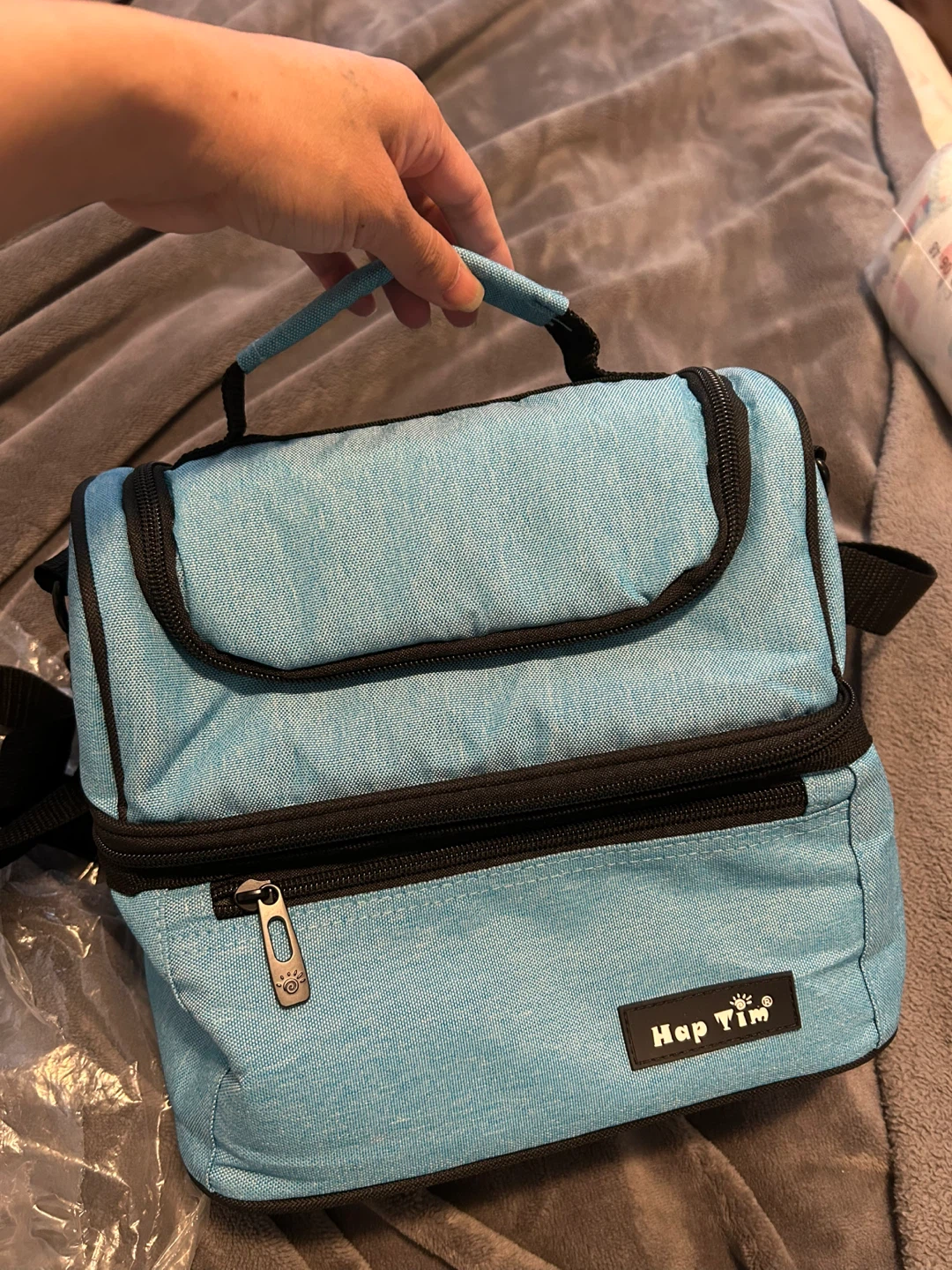 Hap Tim Blue Insulated Lunch Bag - photo 4