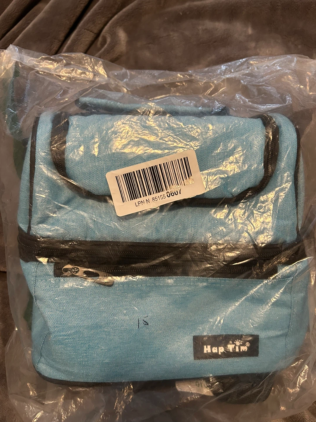 Hap Tim Blue Insulated Lunch Bag