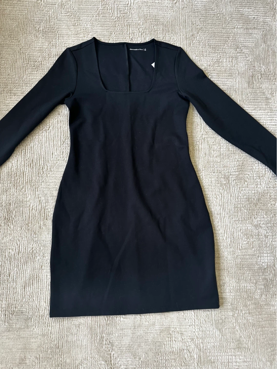New Abercrombie & Fitch Black Long Sleeve Dress - LT