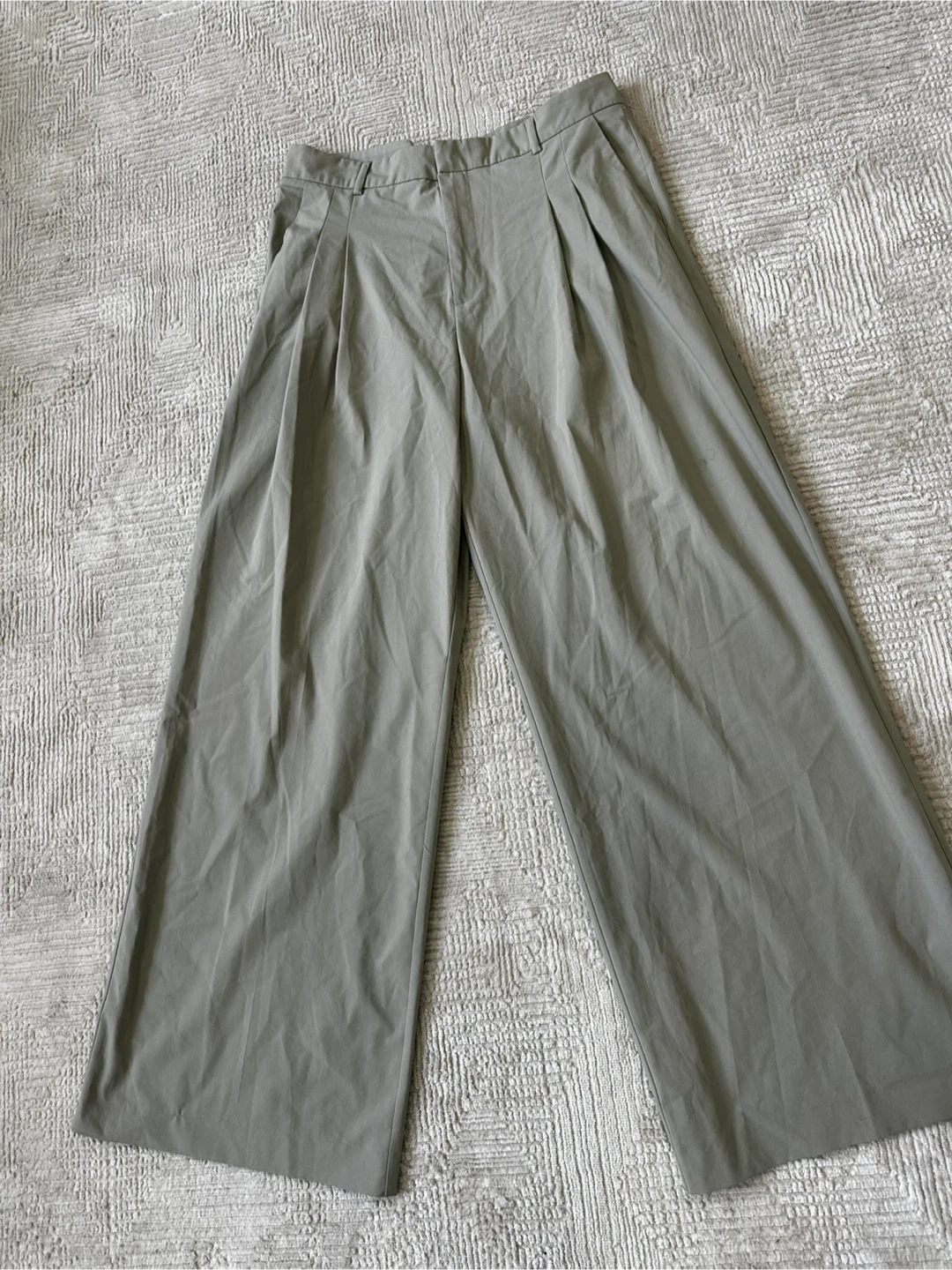 Zara Wide Leg Pleated Trousers - photo 2