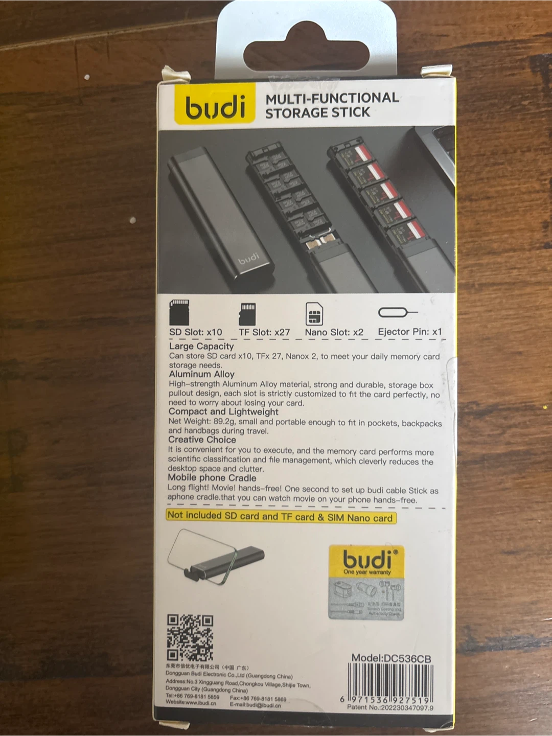 2x Budi Multi-Functional Storage Stick with SD, TF, Nano Slots - photo 2