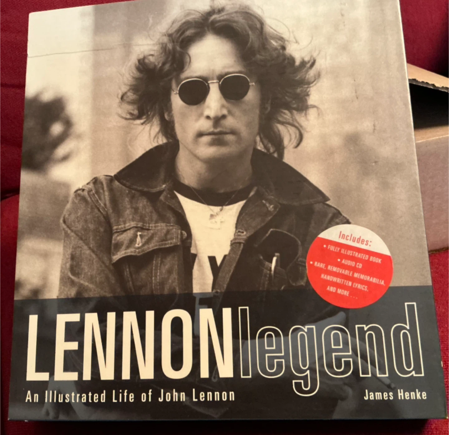 LENNONlegend: An Illustrated Life of John Lennon Book with CD