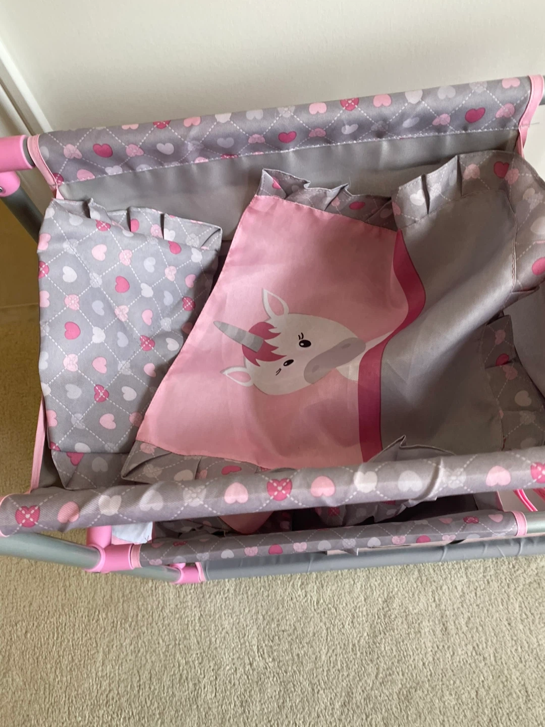 Doll Changing Table Crib and Storage Unit - photo 3