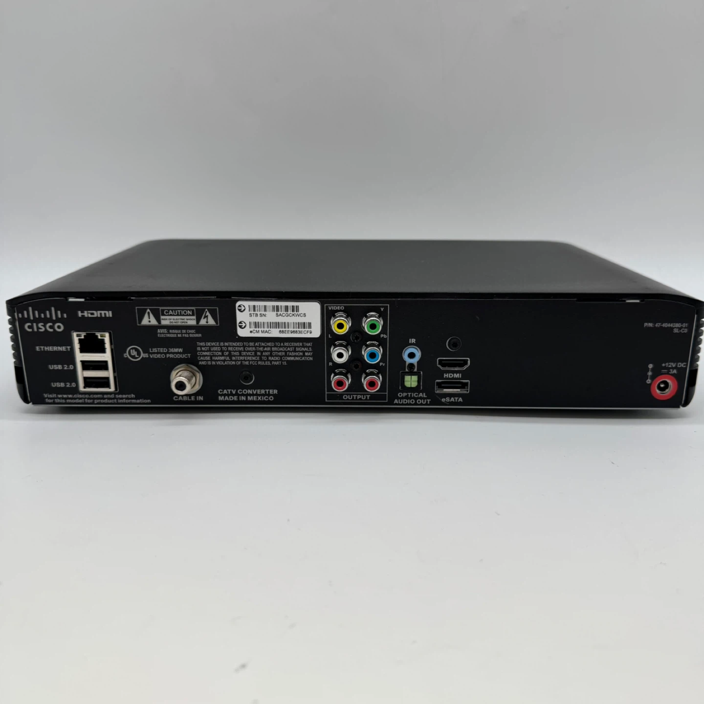 Cisco Nextbox HD Cable TV Box - photo 4