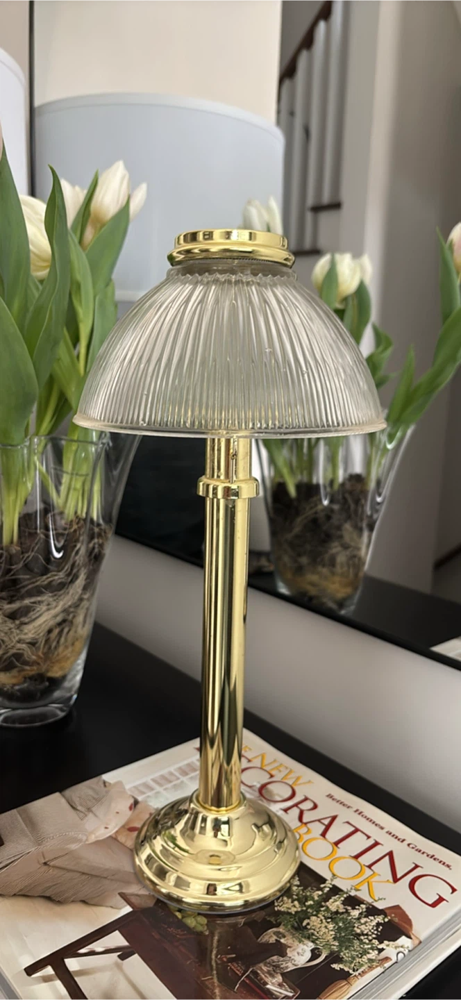 Gold Candle Lamp Base