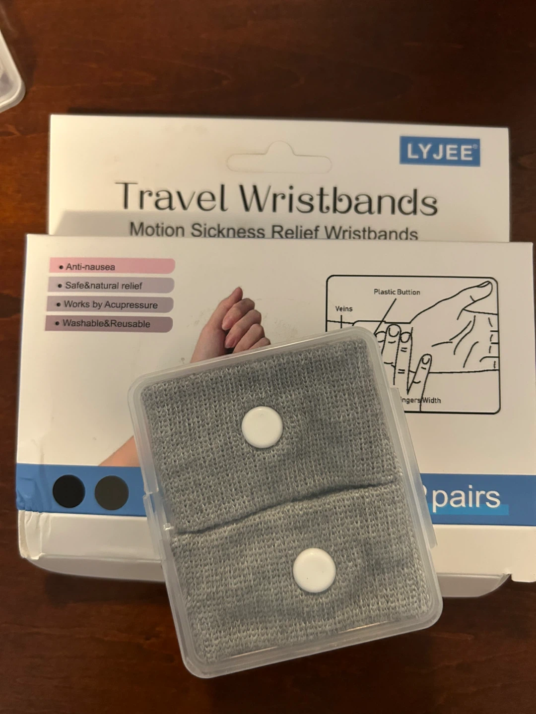 LYJEE Travel Wristbands Motion Sickness Relief