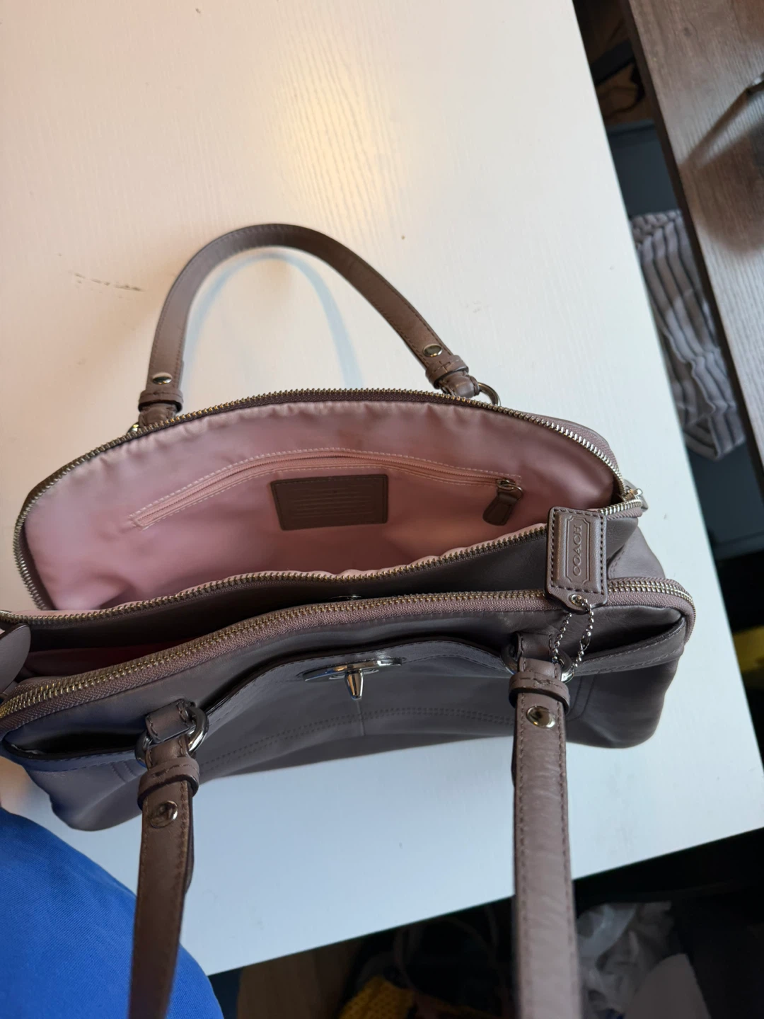 Coach Leather Tote Bag - photo 4