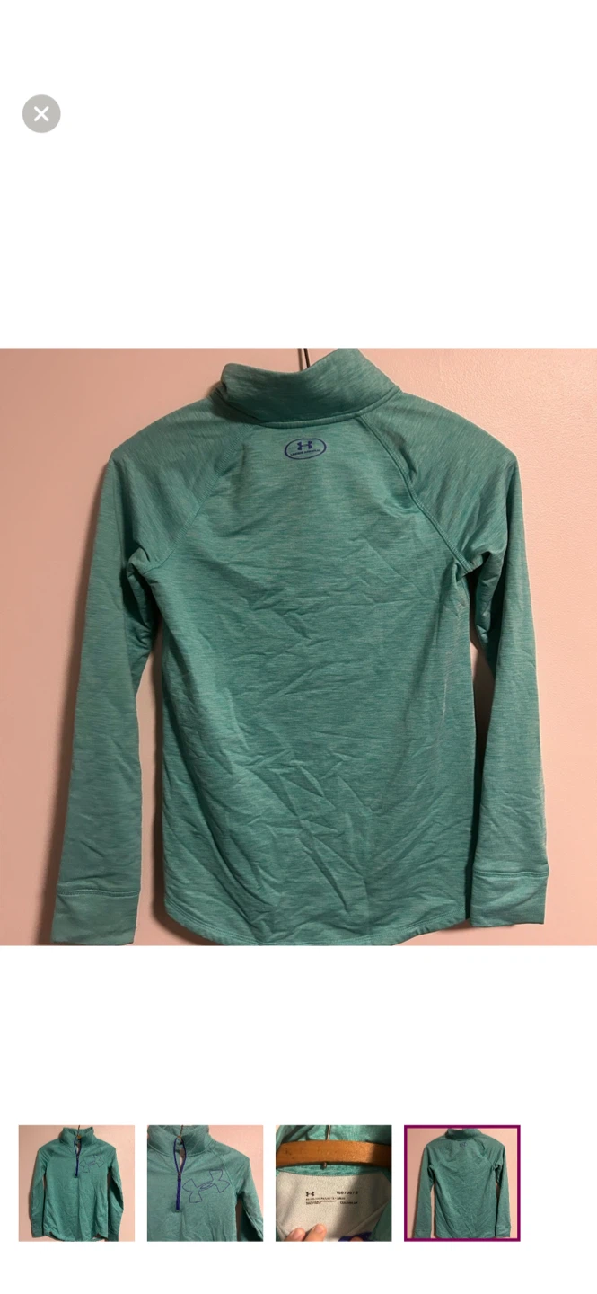 Under Armour ColdGear 1/4 Zip Pullover Youth YLG - photo 4