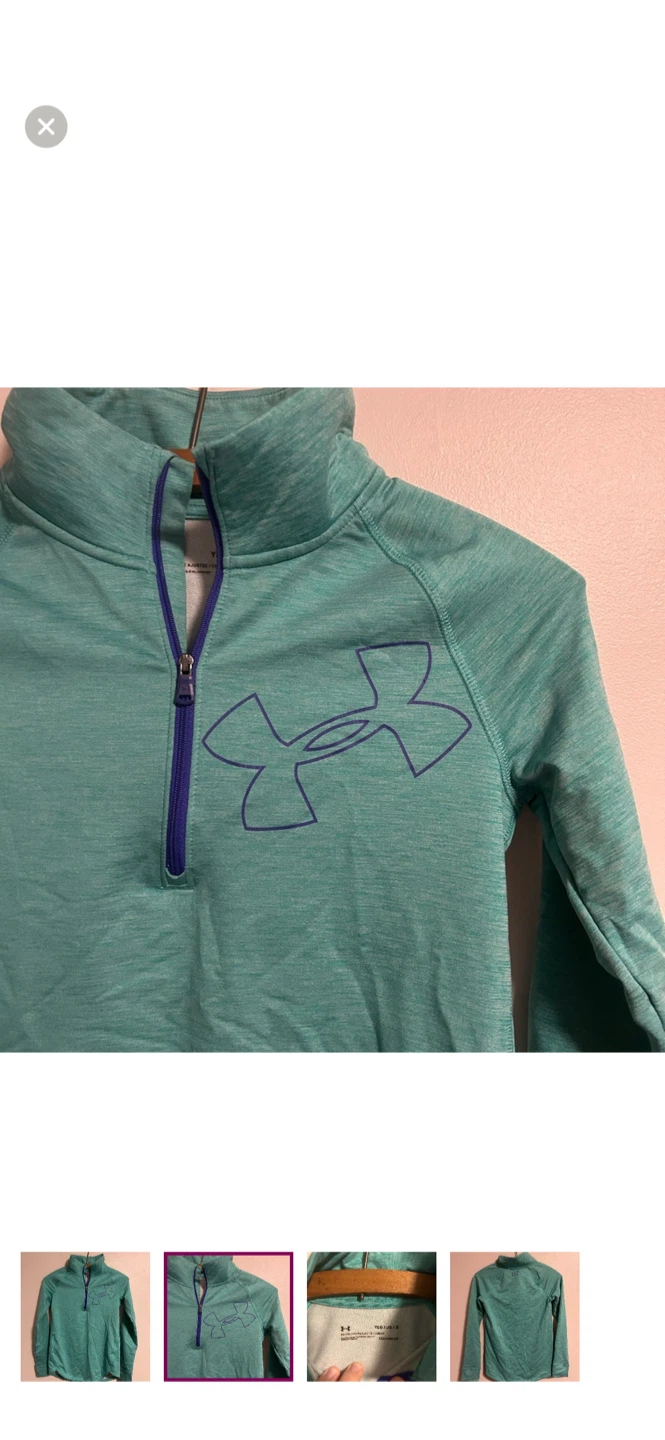 Under Armour ColdGear 1/4 Zip Pullover Youth YLG - photo 2