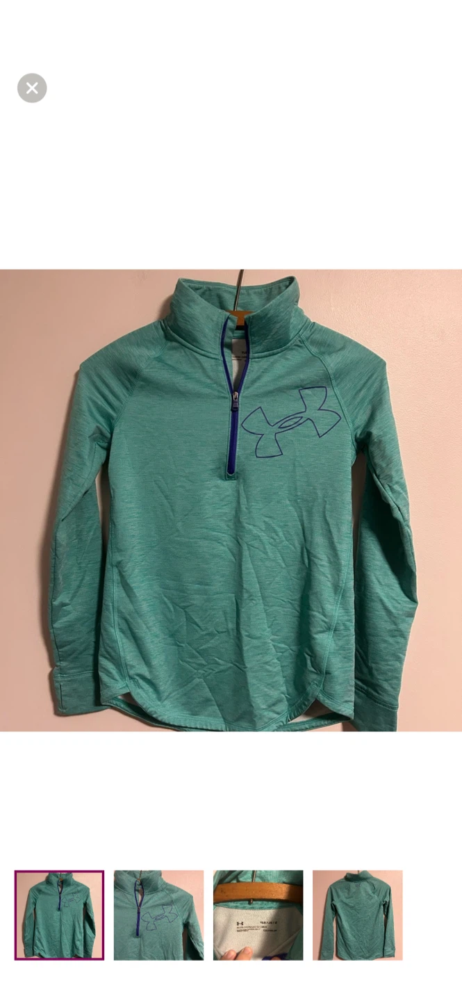 Under Armour ColdGear 1/4 Zip Pullover Youth YLG