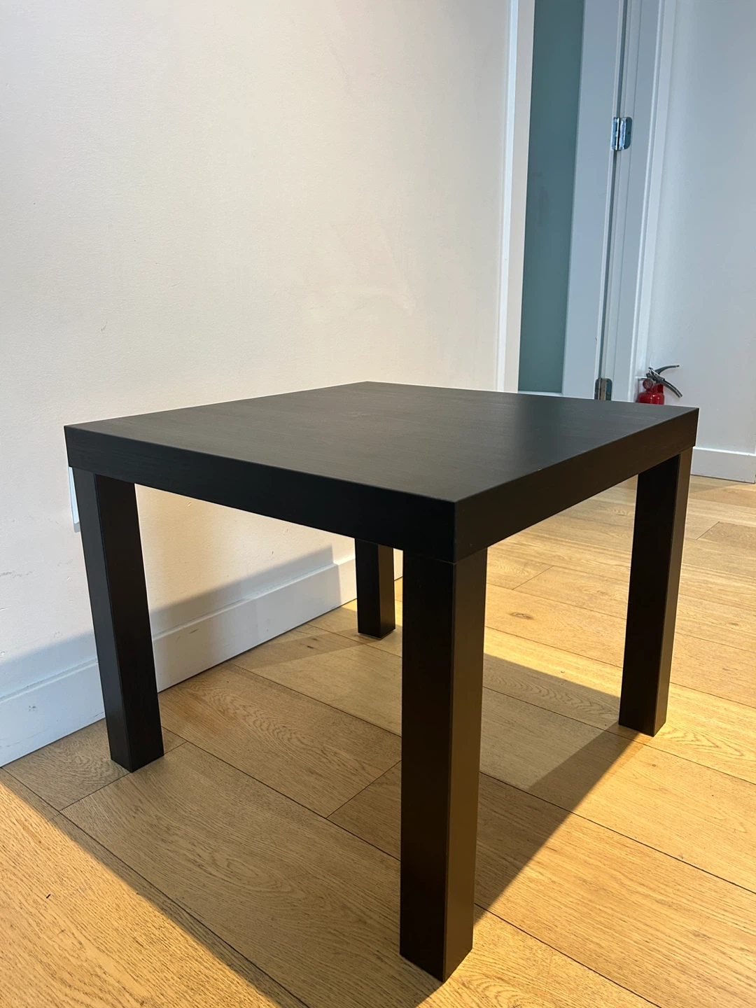 Black Square Side Table