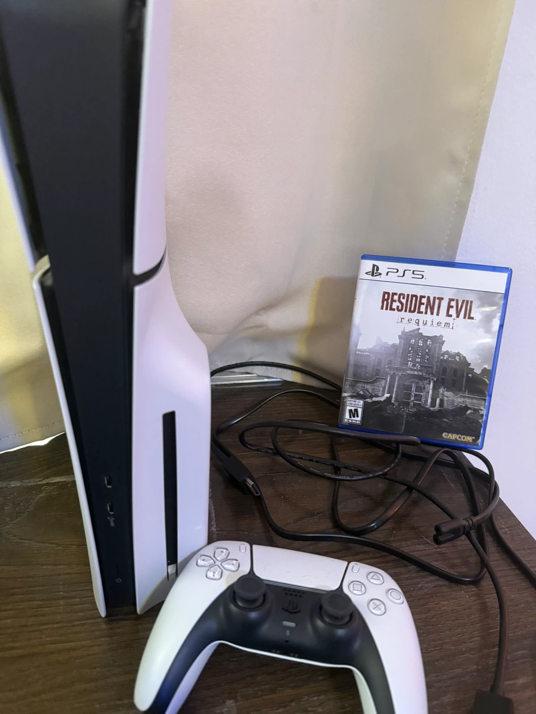 PlayStation 5 Console with Resident Evil Requiem