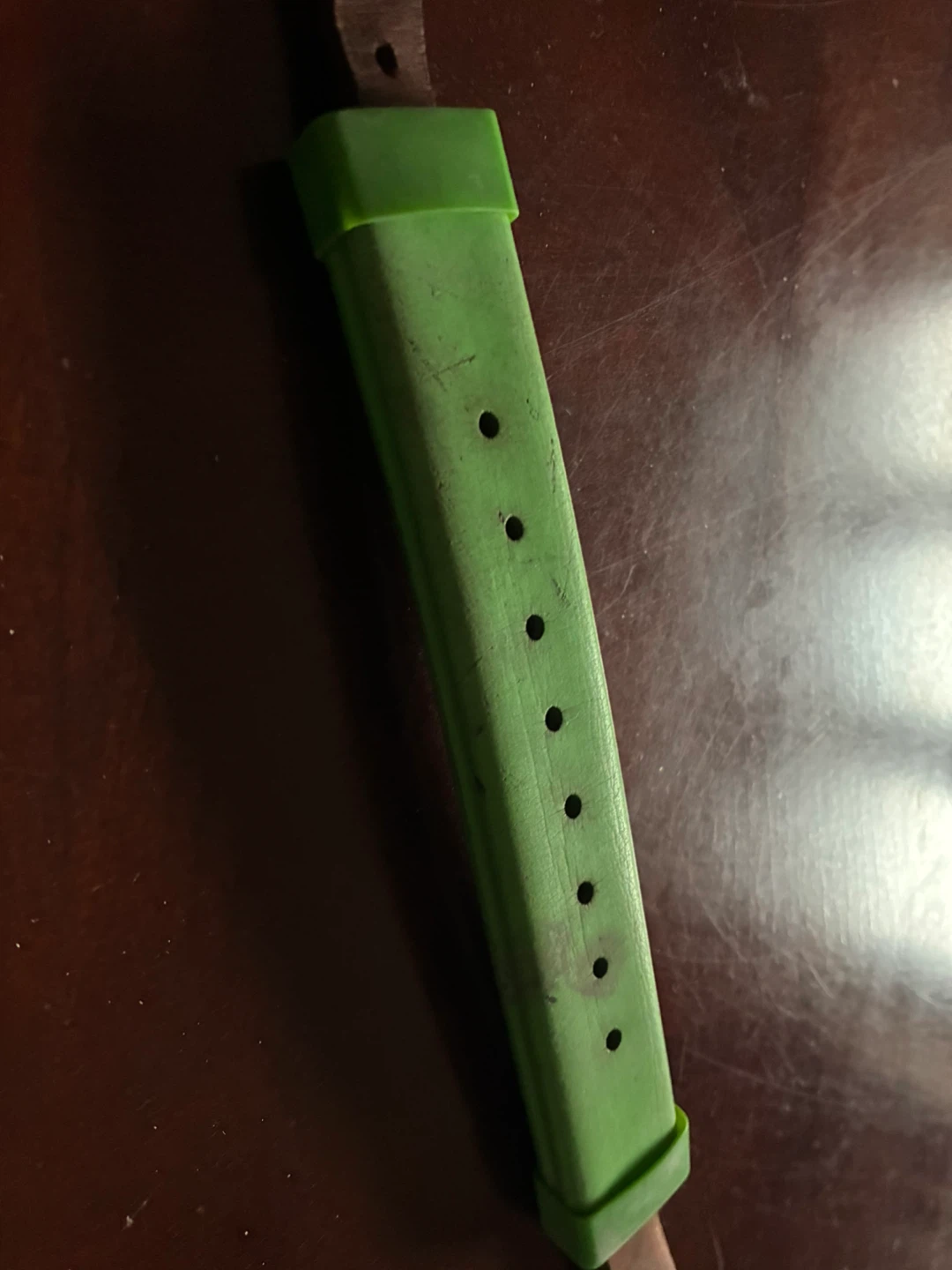 $3.00 dog collar  21 inches long leather and padded section - photo 5