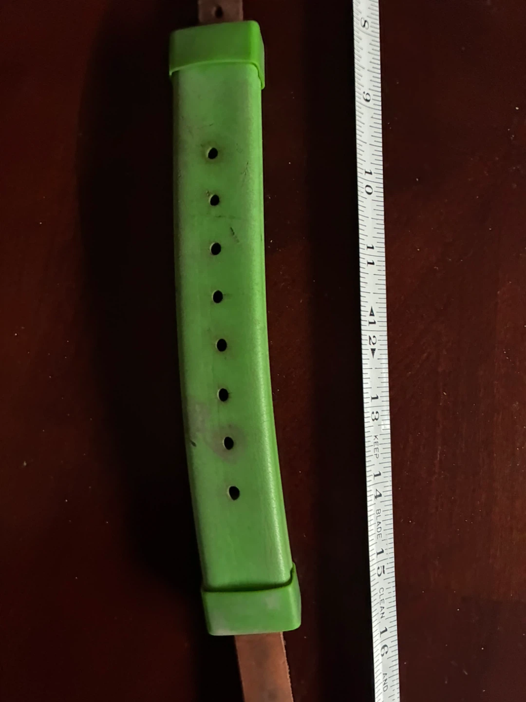 $3.00 dog collar  21 inches long leather and padded section - photo 2
