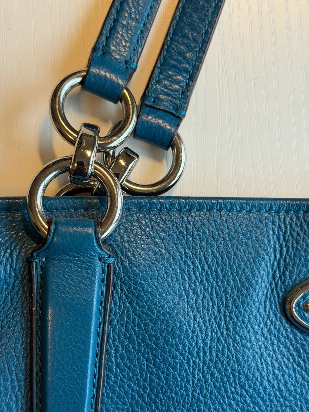 Coach Leather Tote Bag - photo 3