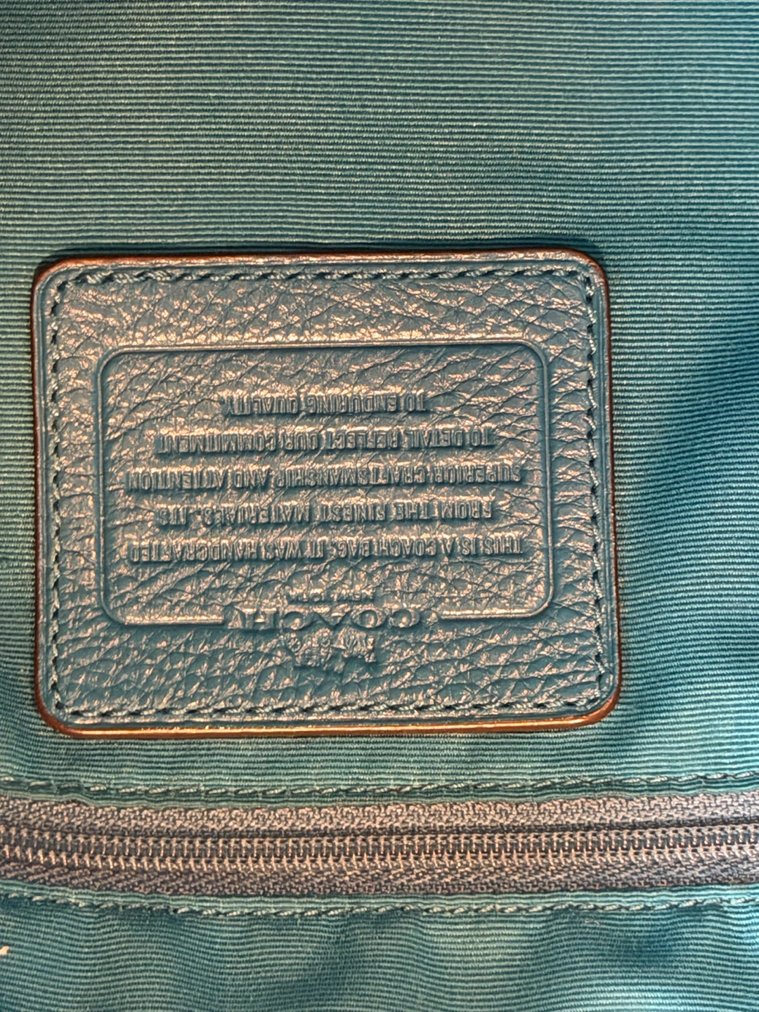 Coach Leather Tote Bag - photo 5