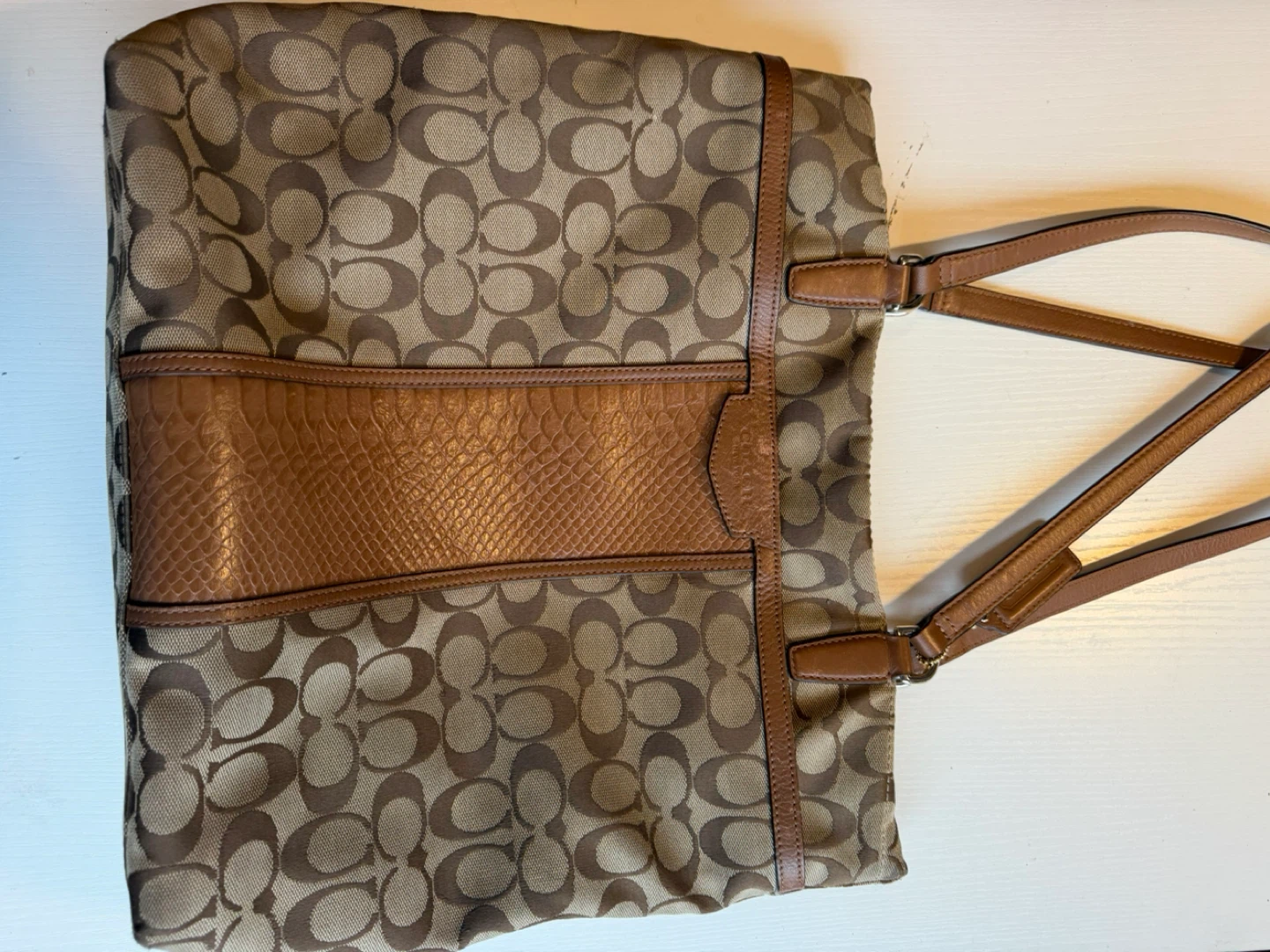 Coach Signature Tote Bag