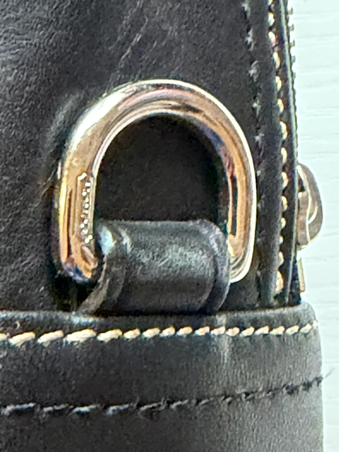 Coach Black Leather Briefcase - photo 4