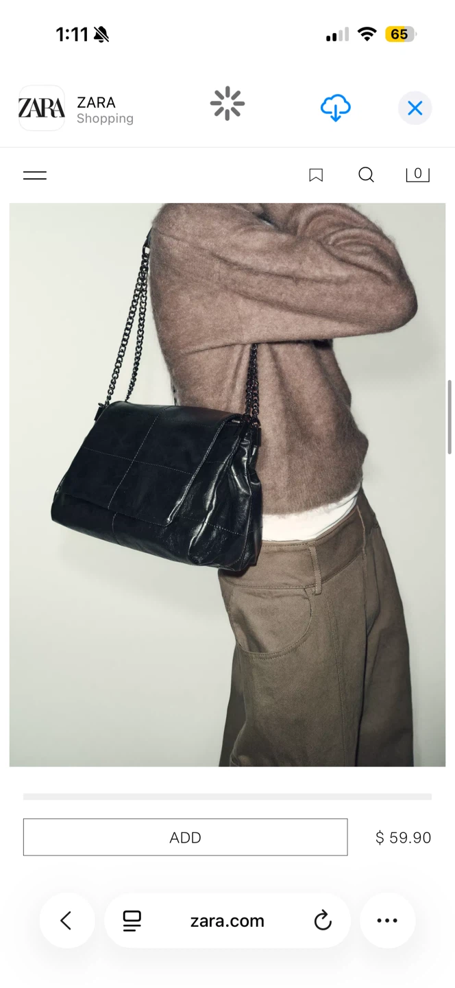 ZARA Soft Shoulder Bag - photo 3