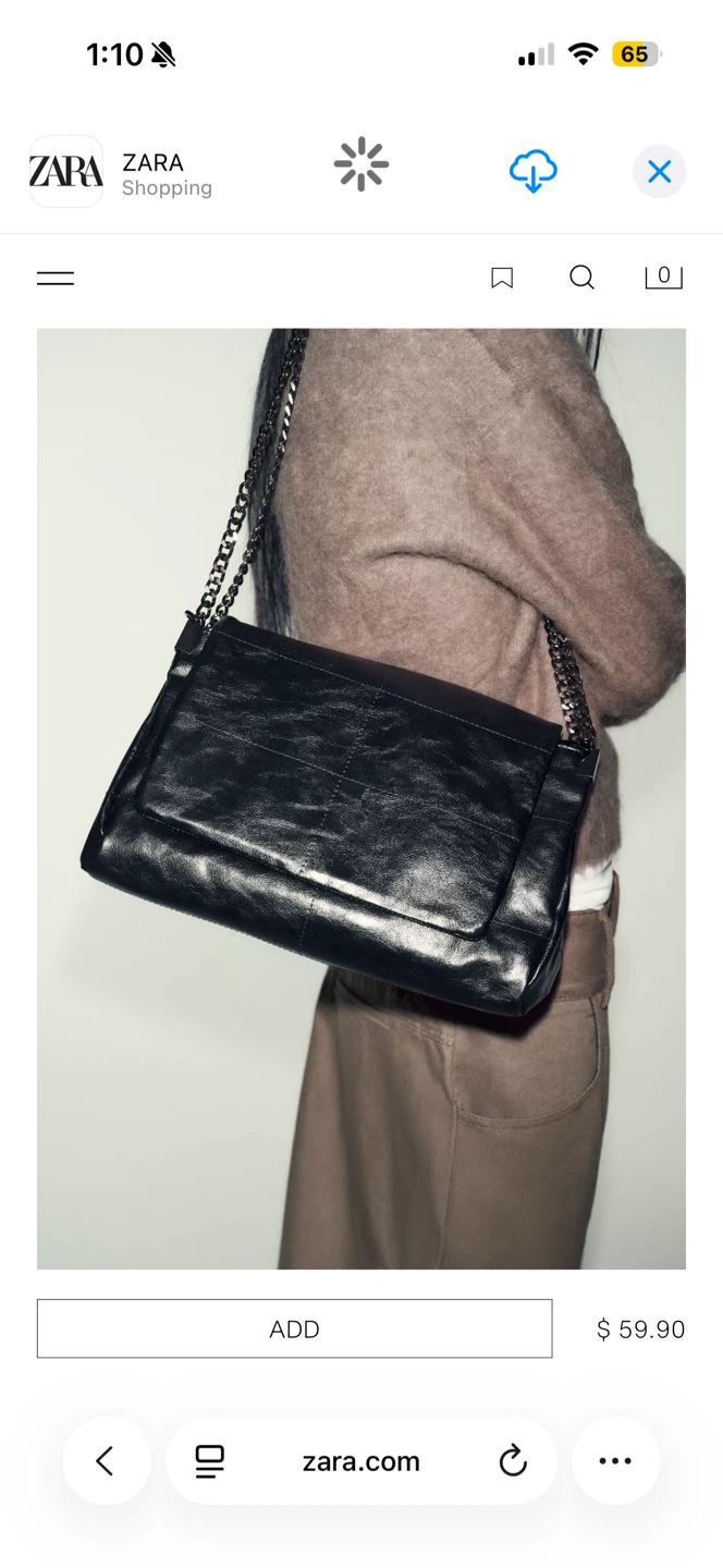 ZARA Soft Shoulder Bag - photo 2