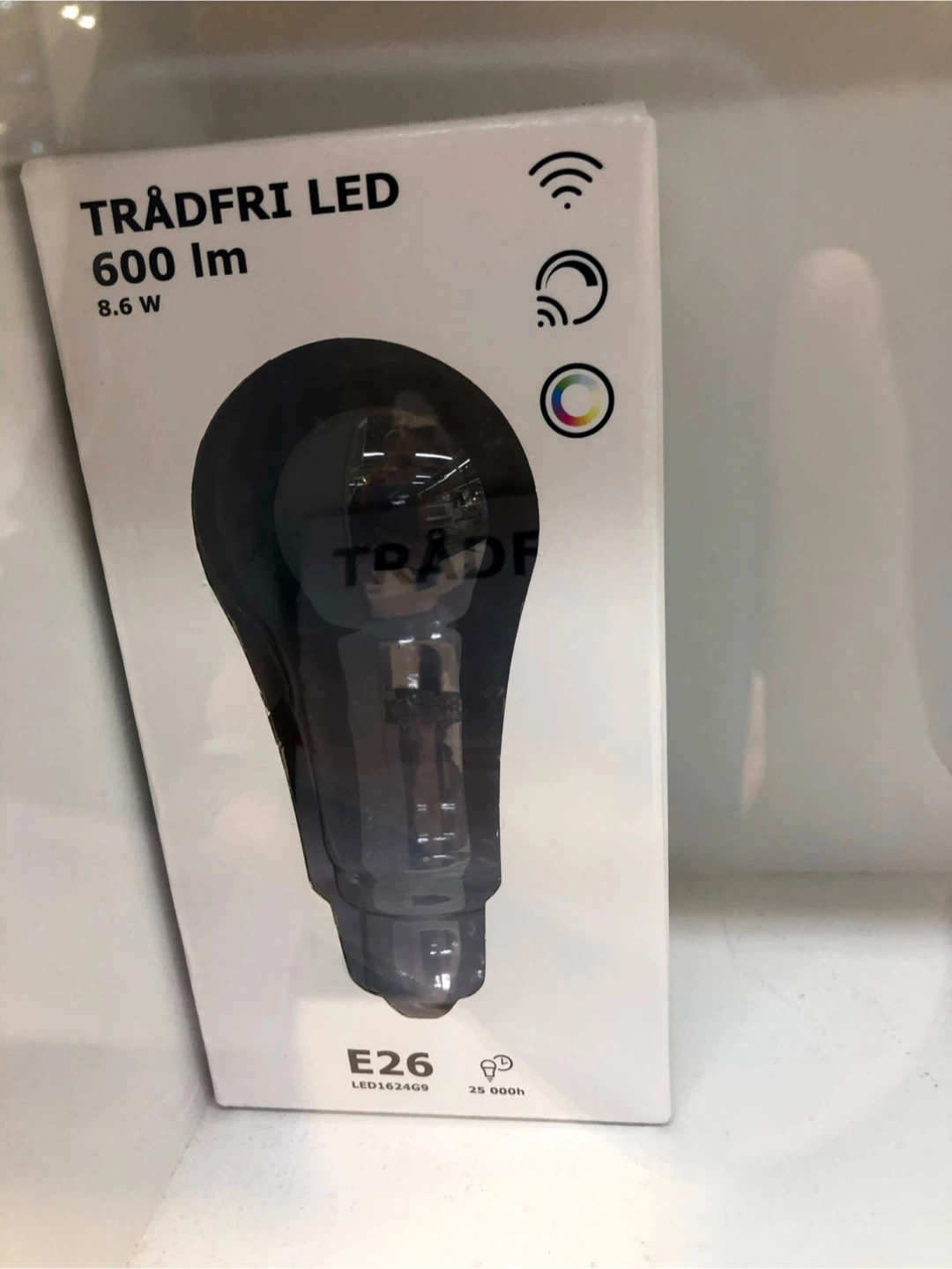 IKEA Floor Lamp + Colour-Changing Smart Bulb (TRÅDFRI) - photo 3