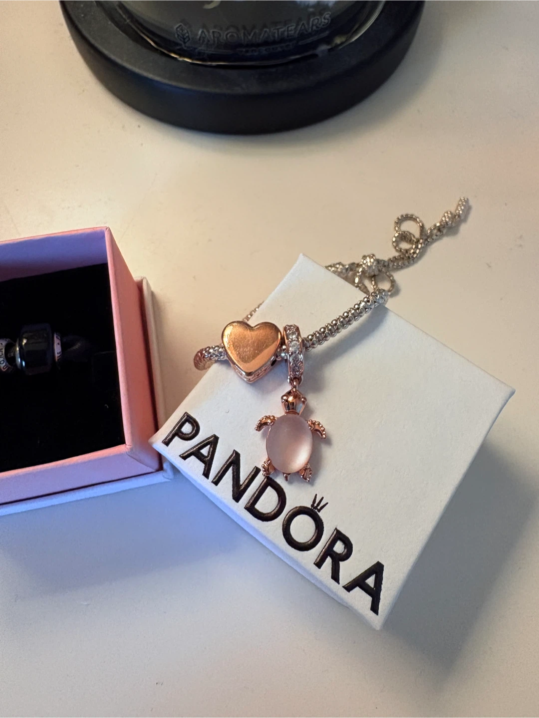 Pandora Necklace and Charms - photo 2
