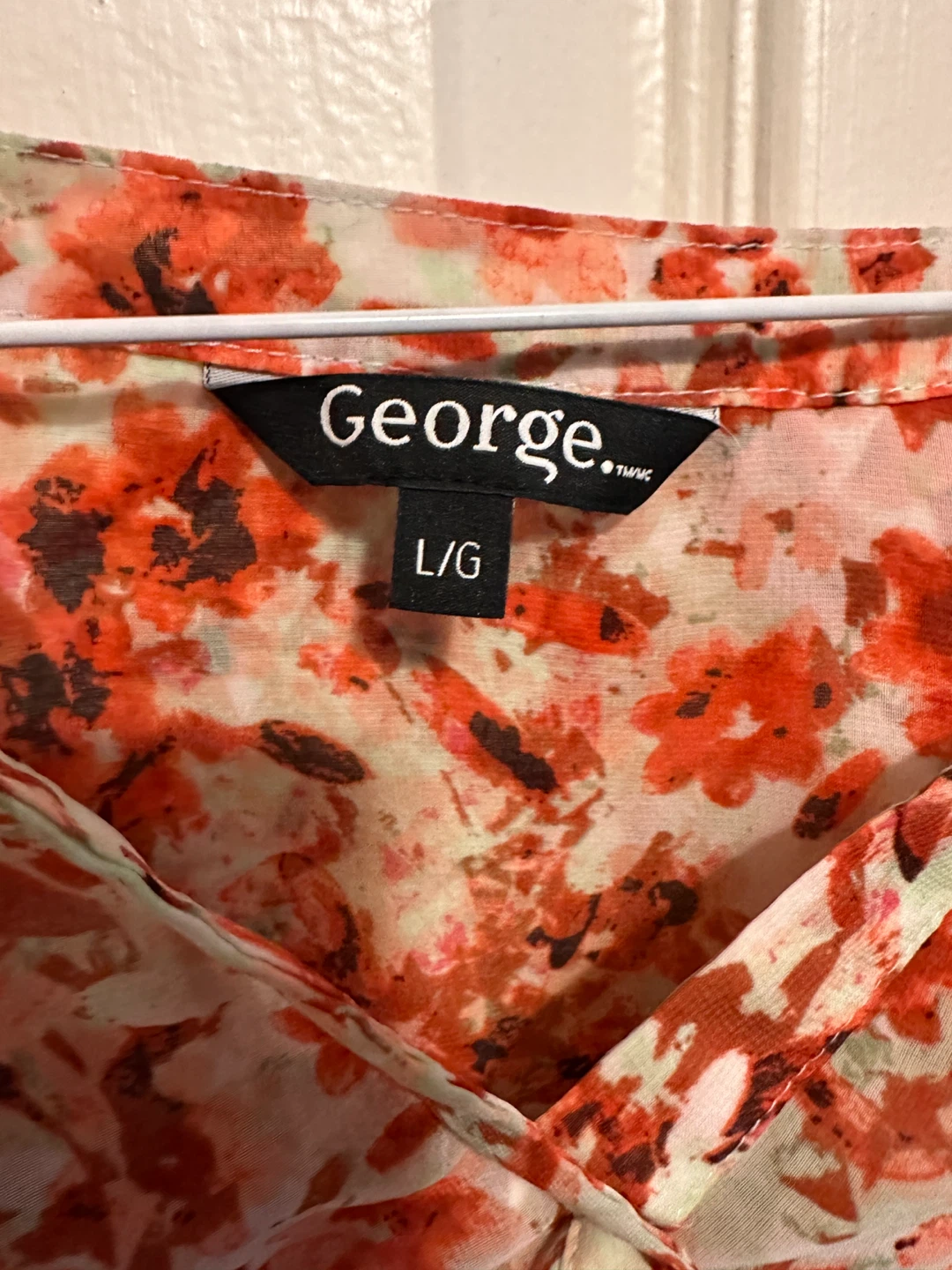 George Women's Floral Print Blouse Size L - photo 3