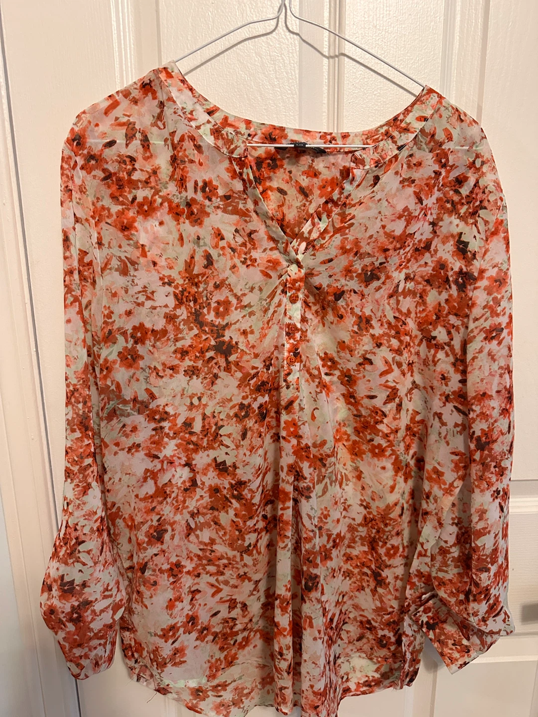 George Women's Floral Print Blouse Size L