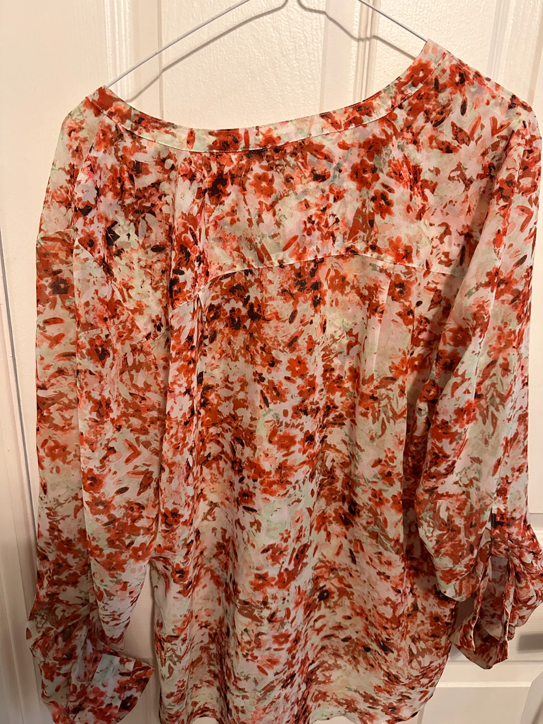 George Women's Floral Print Blouse Size L - photo 2