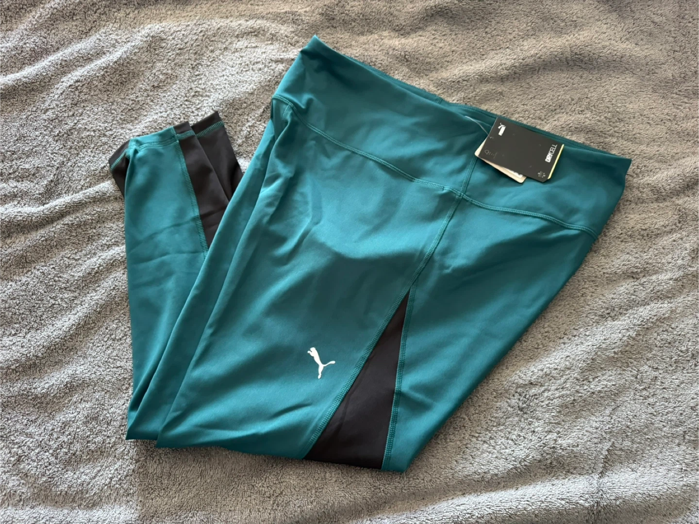 Puma Women's Teal & Black DryCell Leggings Size XL/TCG