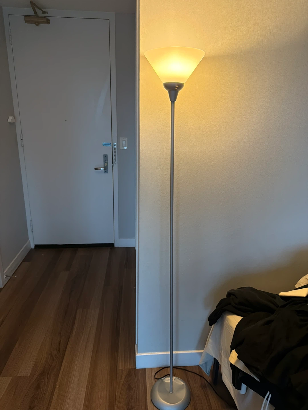 Silver Tall Lamp - photo 2