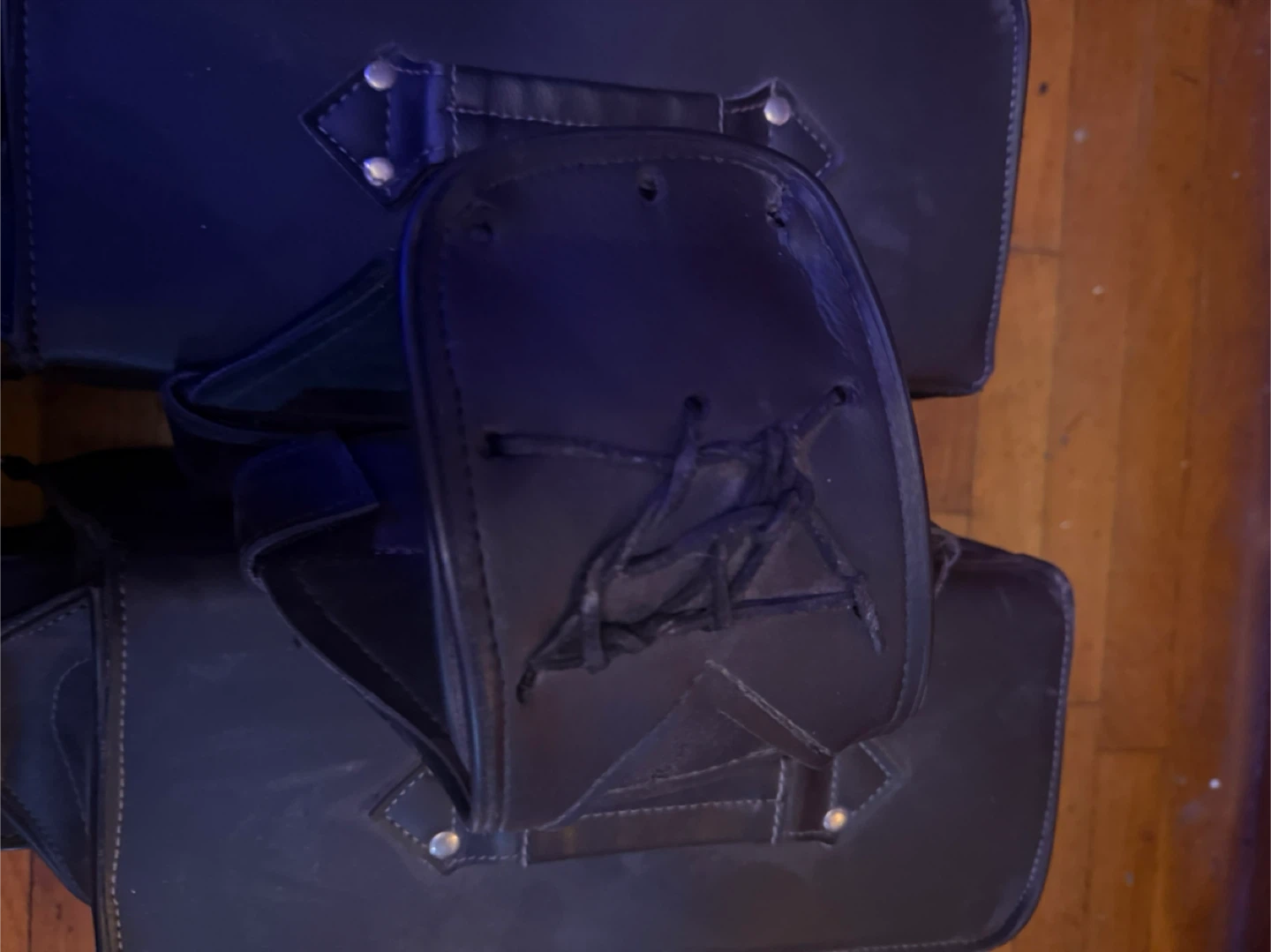 Black Motorcycle Saddlebags - photo 4