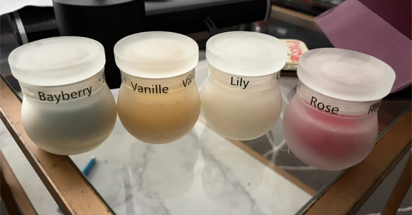 Set of 4 Scented Jar Candles