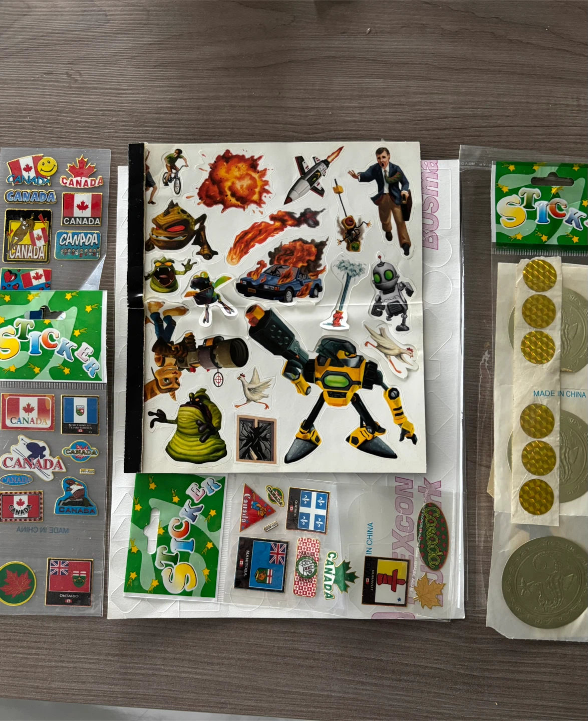 Assorted Sticker Sheets - Road Signs & Canadian Themes - photo 2