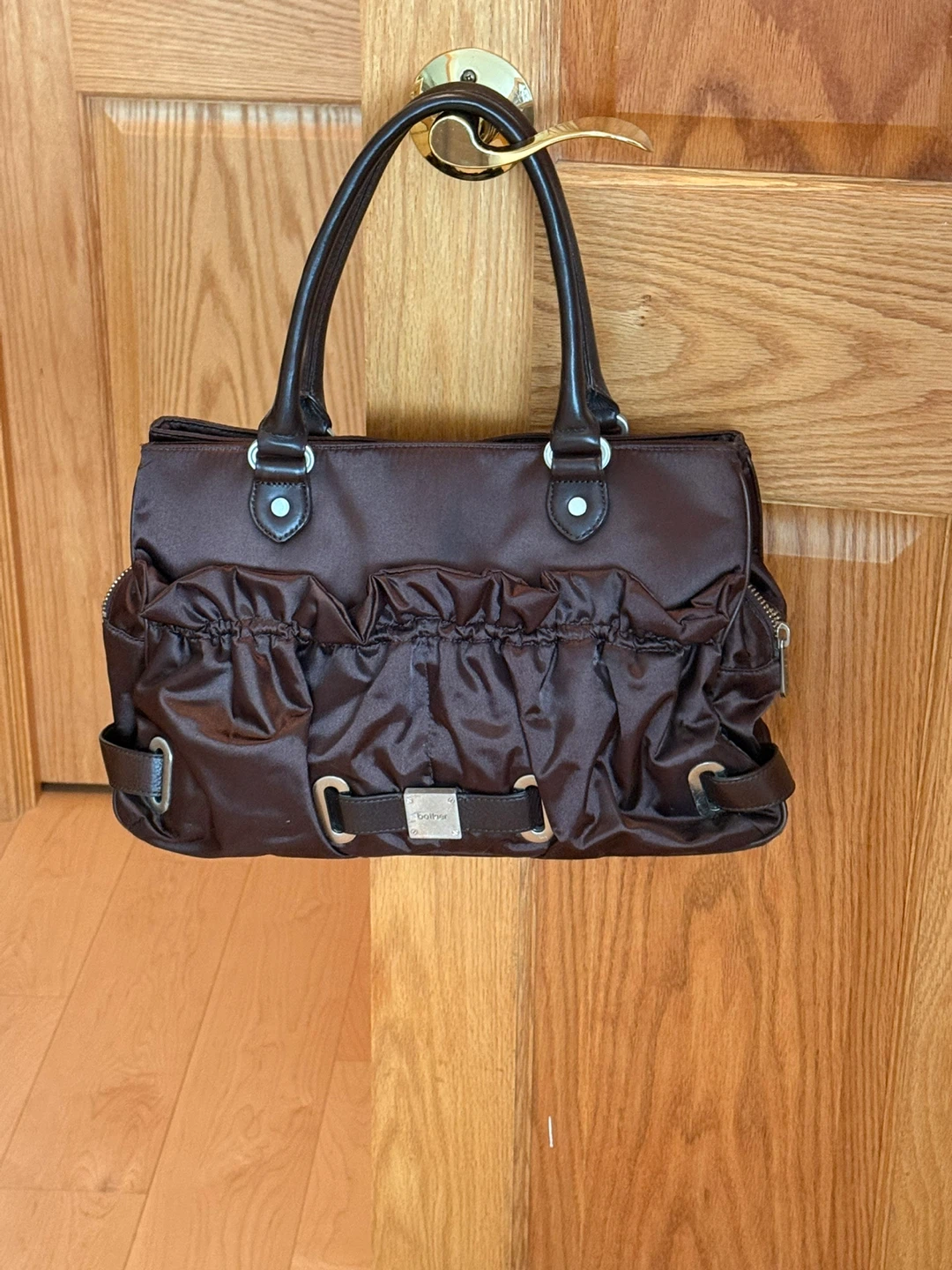 Botkier Brown Satin Handbag