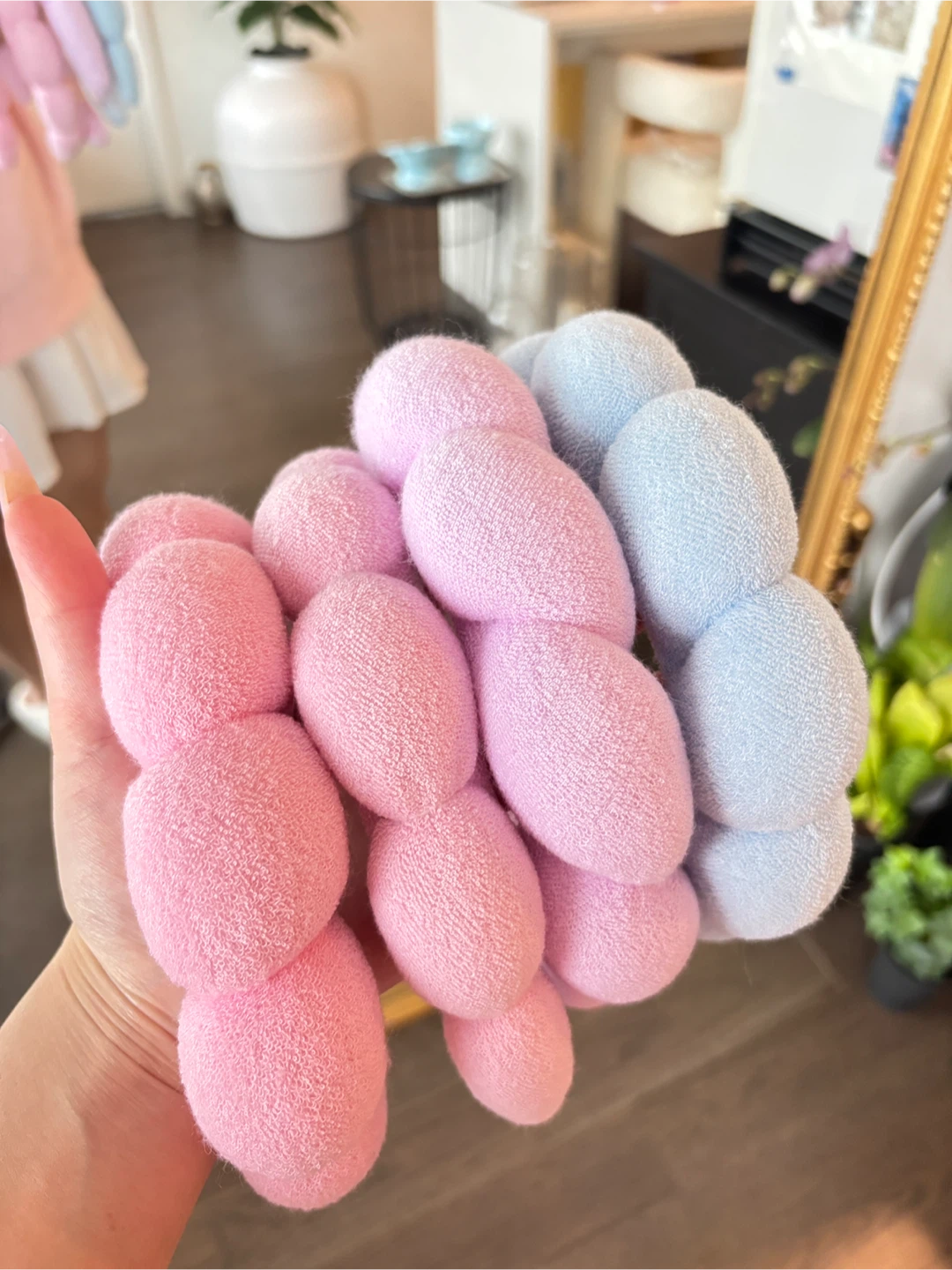 Cloud Headband - Pink and Blue and purple