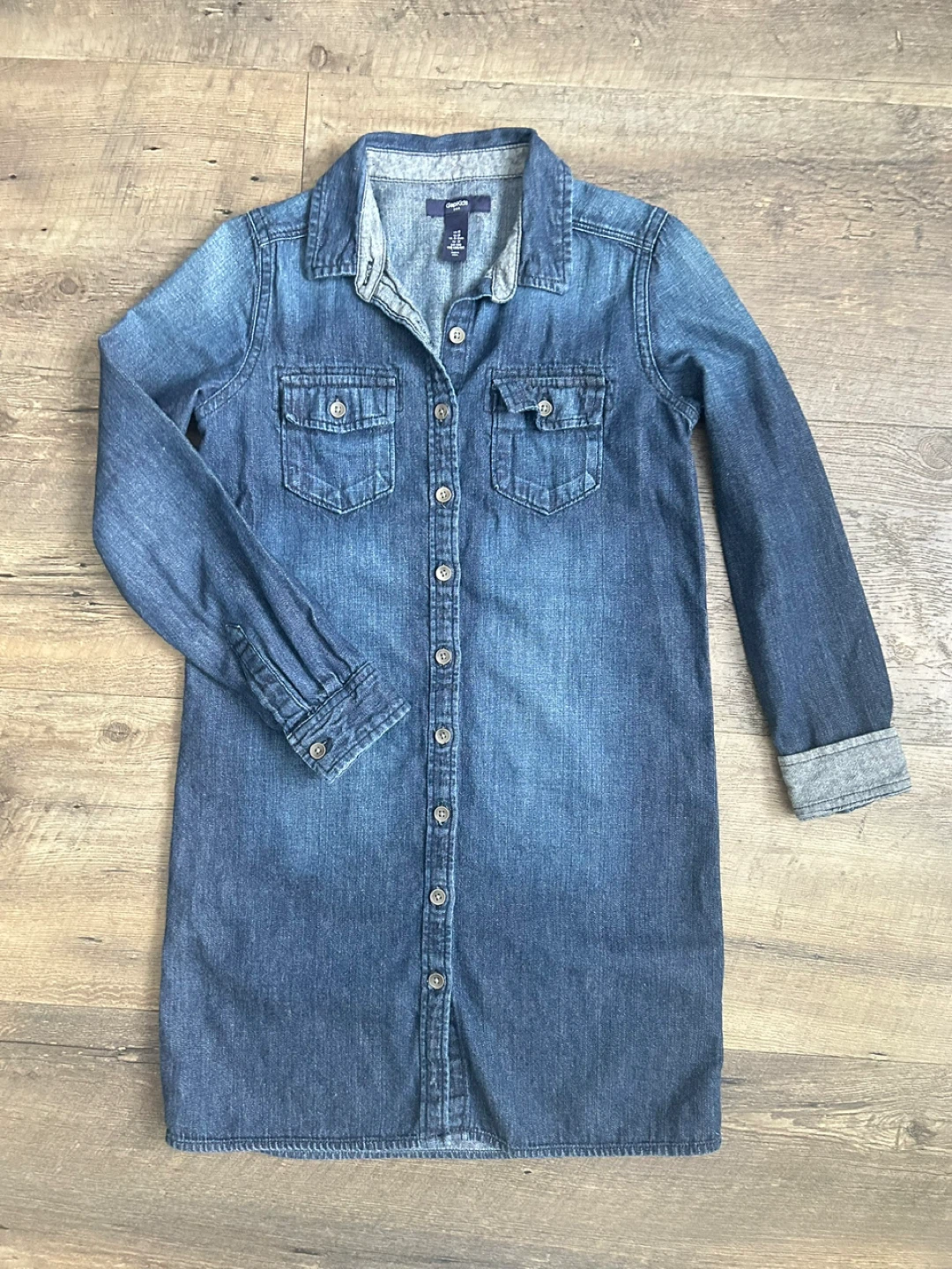 GapKids Denim Shirt Dress - Size M, 8-9years girl - photo 2