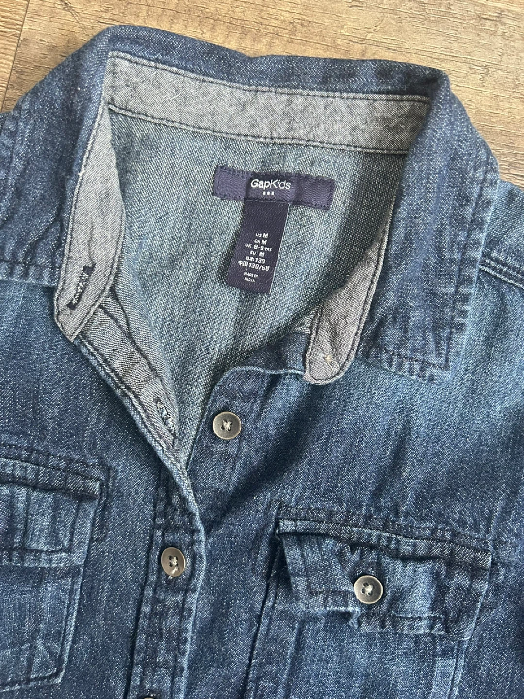 GapKids Denim Shirt Dress - Size M, 8-9years girl - photo 3