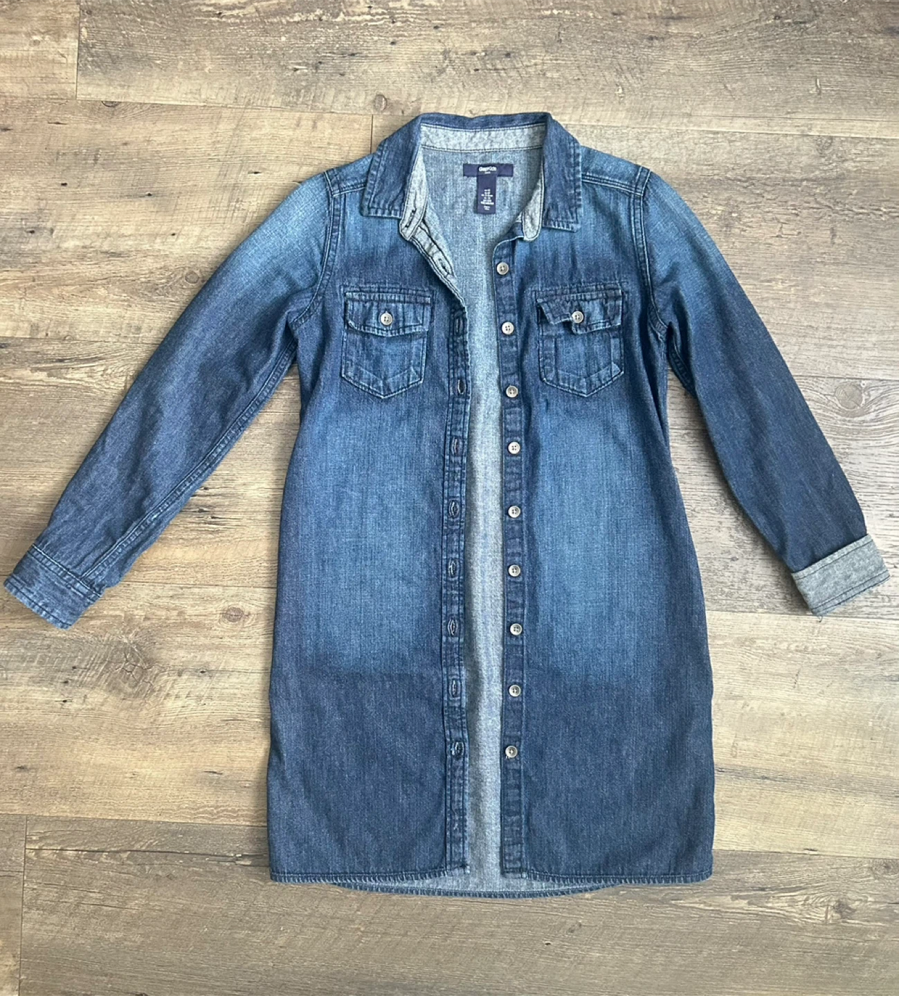 GapKids Denim Shirt Dress - Size M, 8-9years girl
