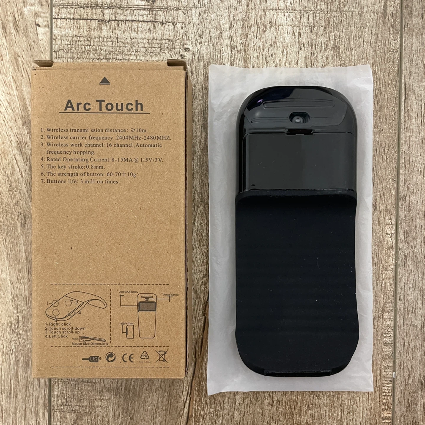 BRAND NEW 🥕 Bluetooth Arc Touch Mouse - photo 3